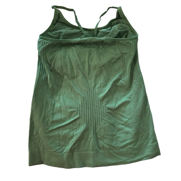 Lucy Active tank top sushi built in bra green size small - Picture 2 of 3